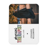 体格カスタムセラピストPT卒業ギフト マグネット (縦)