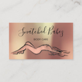 体気にスカルプトQRCODEブラックバラ銅 名刺