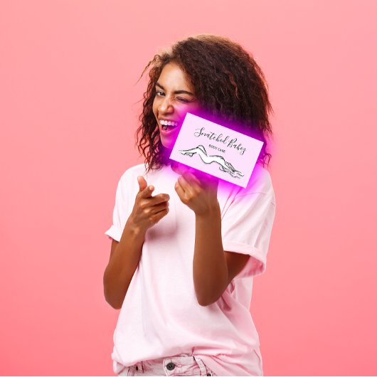 体気にスカルプトQRCODE白黒薄紫 名刺