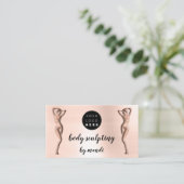 体気にスク気にプカスタムQRコードバラ 名刺 (スタンド正面)