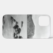 体水の近くの灰黒の山 Case-Mate iPhoneケース (裏面 (横))