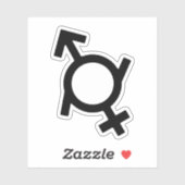 体液の雌と雄の性徴 シール (シート)