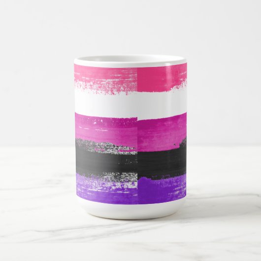 体液プライド絵を描 コーヒーマグカップ (中央)