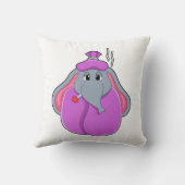 体温計付き象 クッション (裏面)