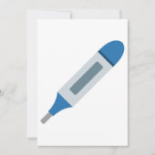 体温計 招待状 (正面)