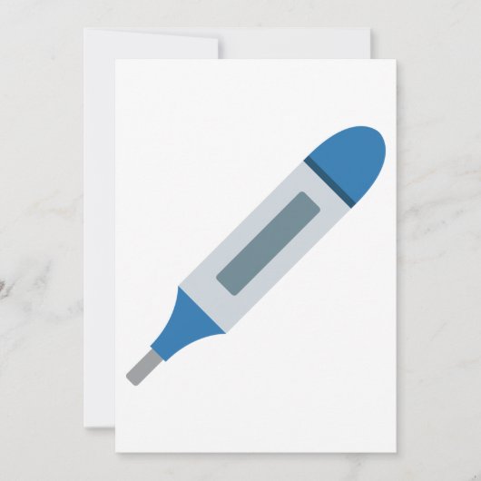 体温計 招待状 (正面)