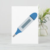 体温計 招待状 (スタンド正面)