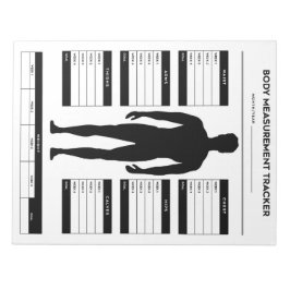 体測定ウエイトロスフィットネストラッカーボーイ ノートパッド