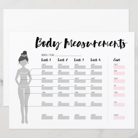 体測定トラッカー (正面/裏面)