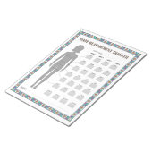 体測定トラッカー ノートパッド (アングル)