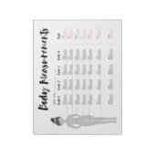 体測定トラッカー ノートパッド (回転)