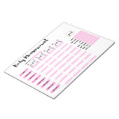 体測定トラッカー ノートパッド (アングル)