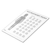 体測定トラッカー ノートパッド (アングル)