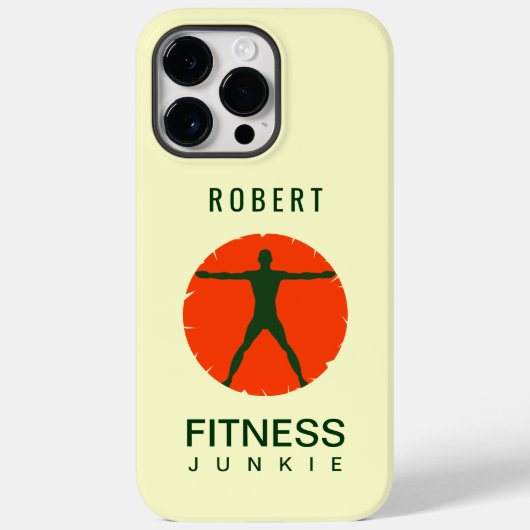 体狂気の健康とフィットネスJunkie Case-Mate iPhoneケース (裏面)