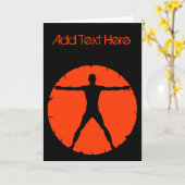 体狂気パーソナルトレーナージムグリーティングカード カード (黄色い花)