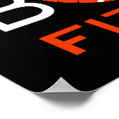 体狂気フィットネスビトゥルーヴィアンマッスルマンポスター ポスター (角)