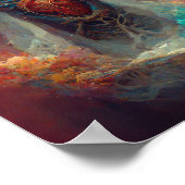 体登り暗黒ファンタジーSFアート ポスター (角)