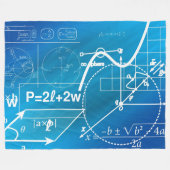 体積の式 フリースブランケット (正面(横))