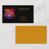 体精神 名刺 (正面/裏面)