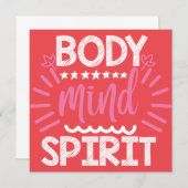 体精神 招待状 (正面/裏面)