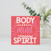 体精神 招待状 (スタンド正面)