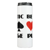 体系的な橋遊の四カードのスーツのアドバイス タンブラー (裏面)