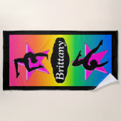 体素晴らし操用ビーチタオル ビーチタオル (正面)