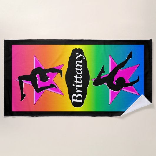 体素晴らし操用ビーチタオル ビーチタオル (正面)