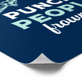 体育おもしろい動機フィットネス訓練とトレーニング ポスター (角)