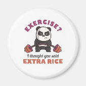 体育おもしろい動機フィットネス訓練とトレーニング マグネット (正面)