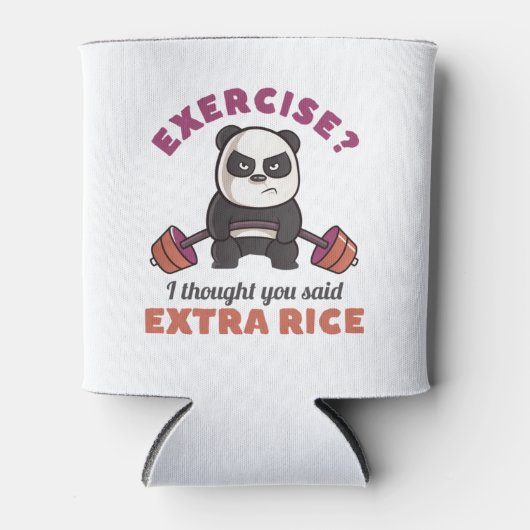 体育おもしろい動機フィットネス訓練とトレーニング 缶クーラー (正面)