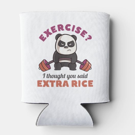 体育おもしろい動機フィットネス訓練とトレーニング 缶クーラー (裏面)