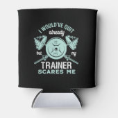 体育おもしろい動機フィットネス訓練とトレーニング 缶クーラー (正面)