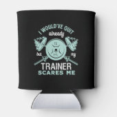 体育おもしろい動機フィットネス訓練とトレーニング 缶クーラー (裏面)