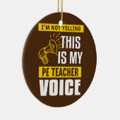 体育おもしろい学教えのPEの引用文 セラミックオーナメント (右)