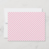 体育のかわいい女の子の誕生日パーティー招待状 招待状 (裏面)