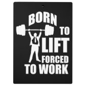 体育のモチベーション生まれ – 持ち上げ、強制的に働かせる クリップボード (裏面)