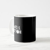 体育の先生お気に入り スケッチ 授業 コーヒーマグカップ (正面左)