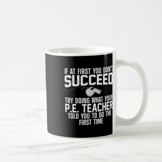 体育の先生が好き Best Pe Teacher 体育教師 体育の先生 コーヒーマグカップ (右)
