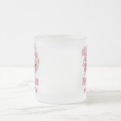 体育の先生のギフト(世界のベスト) フロストグラスマグカップ (中央)