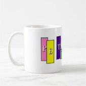 体育の先生のマグ コーヒーマグカップ (左)