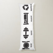 体育の動機 ボディピロー (裏面 (縦))