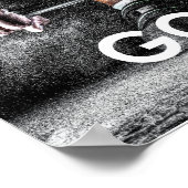 体育の重量訓練フィットネスポスやる気を起こさせるター ポスター (角)