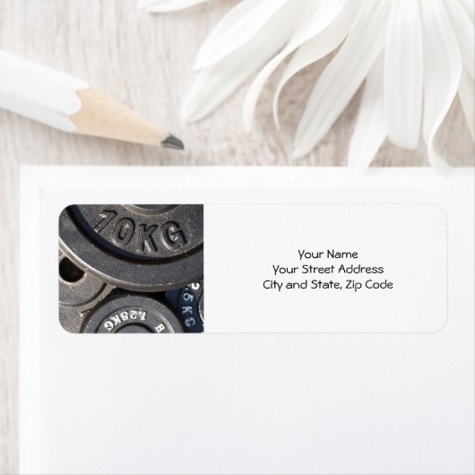 体育の重量 ラベル (インサイチュ)