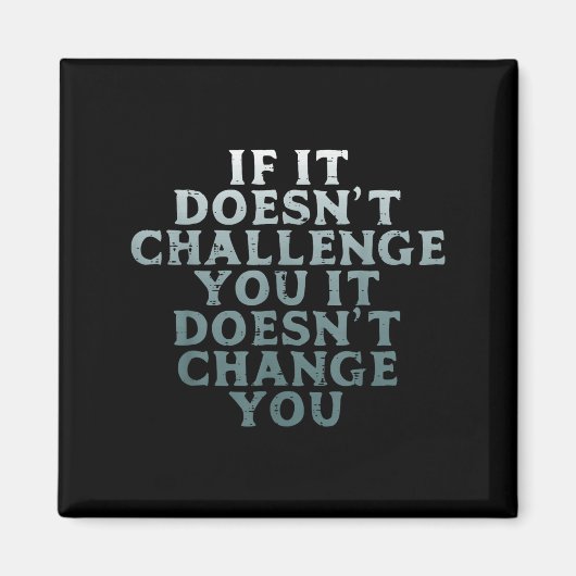 体育もしは挑戦しないトレーニング動機 マグネット (正面)