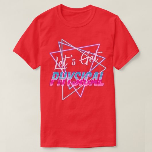 体育トレーニングジムTee 80のレトロVinta Tシャツ (デザイン正面)
