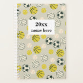 体育パーソナライズされた先生プランナー プランナー手帳 (正面)