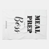 体育モダン健康な料理の食事のボスのような準備 キッチンタオル (横)