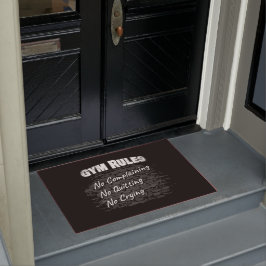 体育ルール：不満を言うやめ泣き叫びなし ドアマット