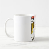 体育会長分隊スポーツオフィスチームのギフト コーヒーマグカップ (左)